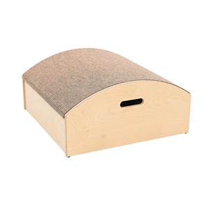 Scenmodul Moje Konvex 66x66xH20 cm, lj.brun matta
