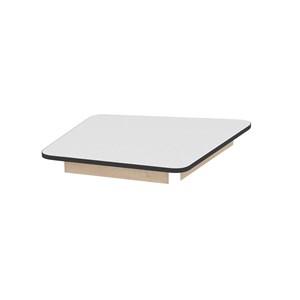 Bordsskiva Flo 60x72 cm, vit laminat