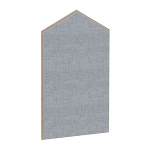 Väggdekoration Flo hus H 108 cm, grå