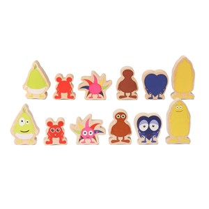 Babblarna figurset i trä 