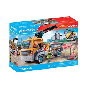 Playmobil Bygglastbil med kran