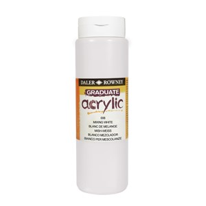Graduate Akrylfärg 500 ml Blandvit