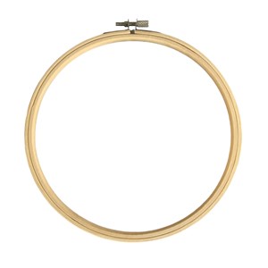 Broderibåge bambu ø20 cm, 5 st