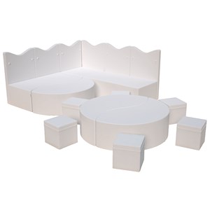 Vita sensoriskt set 3, 18 delar