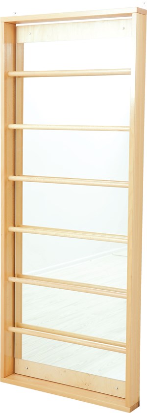 Ribbstol med spegel 90x220 cm
