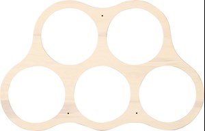 Väggpanel för 5 sittkuddar Multi