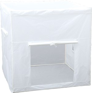 Sensoriskt tält 110x110 cm, vit halvtransparent