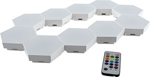 Ljuspaneler Hexagon, 10 st
