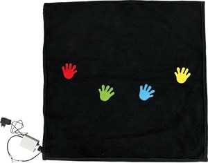Ljusmatta med händer 120 x 120 cm