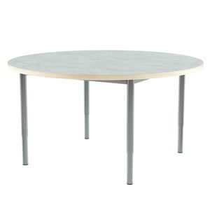 Bord Britta Ø 120 lysegrå Marmoleum