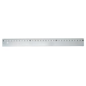 Linjal 30 cm, transparent