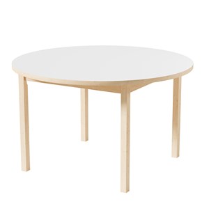 Bord Anna Ø 120 cm, vit hpl