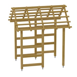 Terra Pergola med tak H 275 cm