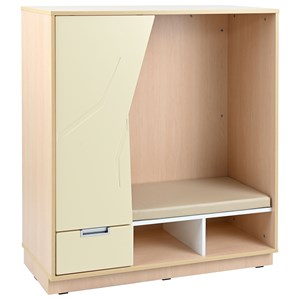 Quadro Lekhus Krypin förvaring, björk/elfenben