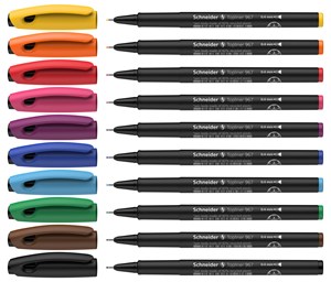 Fineliner Topliner 0,4 mm 10 färger