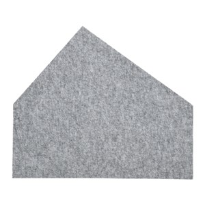 Anslagstavla EKO hus 79xH65 cm, grå