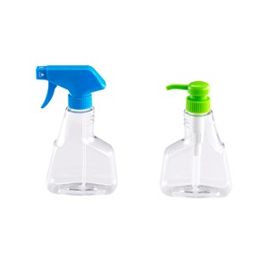 Spray- og pumpeflasker 2 forskjellige