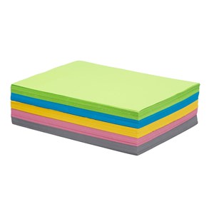 Farget papir A4 klare farger 5 x 100 ark
