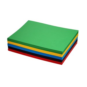 Farget papir 25 x 32 cm 5 farger 500 stk.