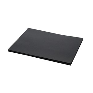 Farget papir svart 46 x 64 cm 10 ark