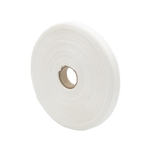Bomullsband vitt 50 m x 13 mm