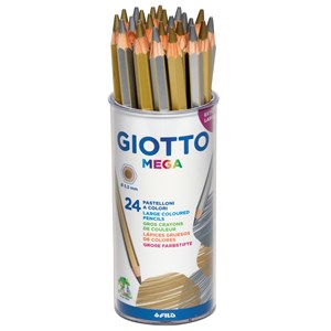 Fargeblyanter Giotto Mega 24 stk.