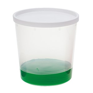 Plastburk med lock 1000 ml