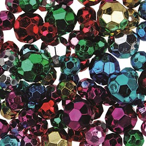 Perler fasetterte metallcfarger 250 g