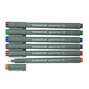 Pigment Liner 6 färger