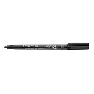 Lumocolor permanent OH-pennor 0,8 - 1 mm svart