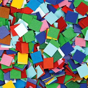 Pappersmosaik basfärger 10000 bitar