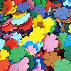 Papirblomster 3500 stk.
