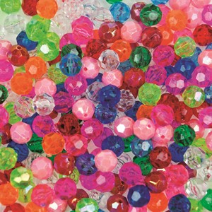 Krystall perler 250 stk.