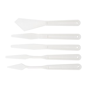 Palettkniver plast 5 forskjellige