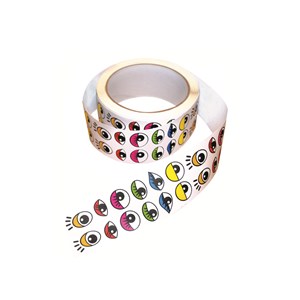 Øyestickers farget 2000 stk.