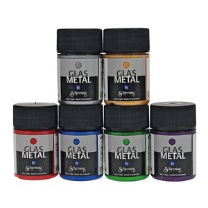 Glassmaling Metalliceffekt