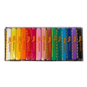 Modelleire plastilina 150 g x 15 farger