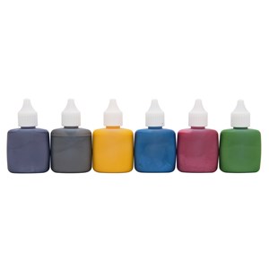 Marmoreringsmaling 6 Metallicfarger x 25 ml