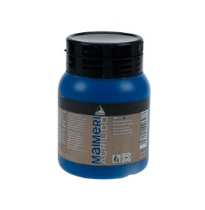 Acrillo akrylmaling cyanblå 500 ml