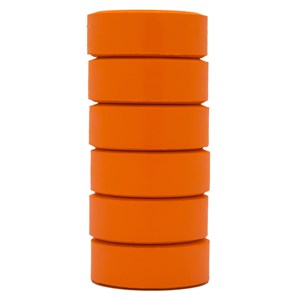 Färgblock orange 6 st