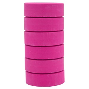 Färgblock cerise 6 st