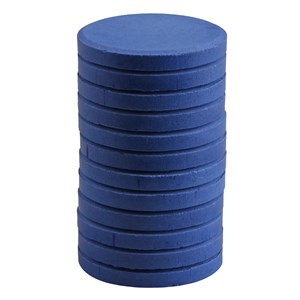 Färgblock blå 4 x 30 mm 12 st
