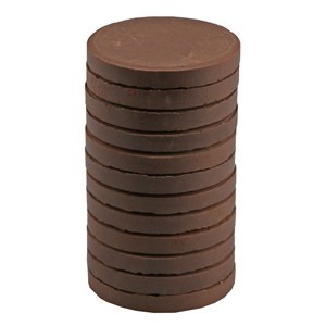 Färgblock brun 4 x 30 mm 12 st
