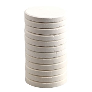Färgblock vit 4 x 30 mm 12 st
