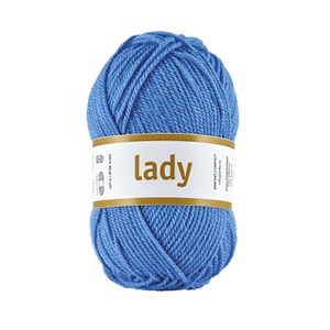 Lady Garn mellomblått 50 g