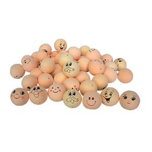 Vattkuler beige med ansikter