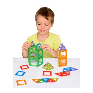 Polydron Magnetiskt Transparent 64 delar