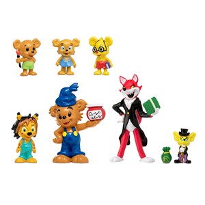 Bamsefigurer 8 forskjellige