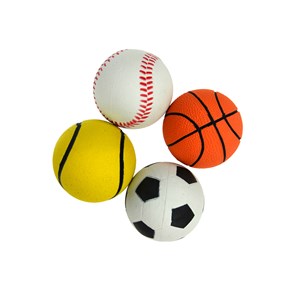 Sprettball Ø 6 cm 4 stk.
