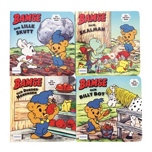 Pekebok Bamse 4 forskjellige